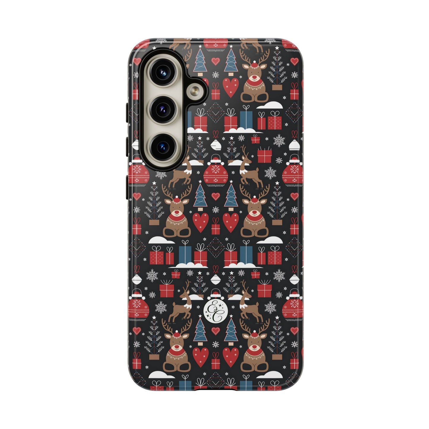 Christmas Holiday Pattern Tough Phone Case