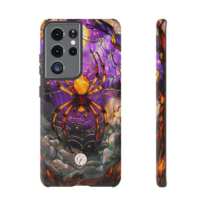 Stained Glass Spider Tough Phone Case