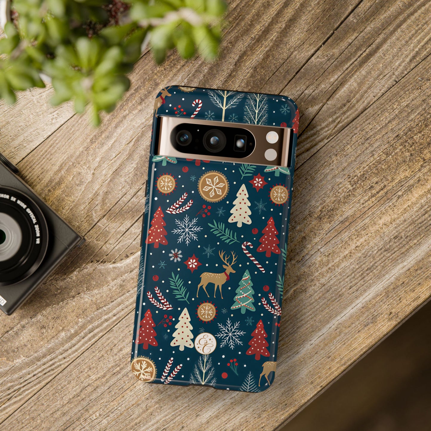 Christmas Holiday Pattern Tough Phone Case