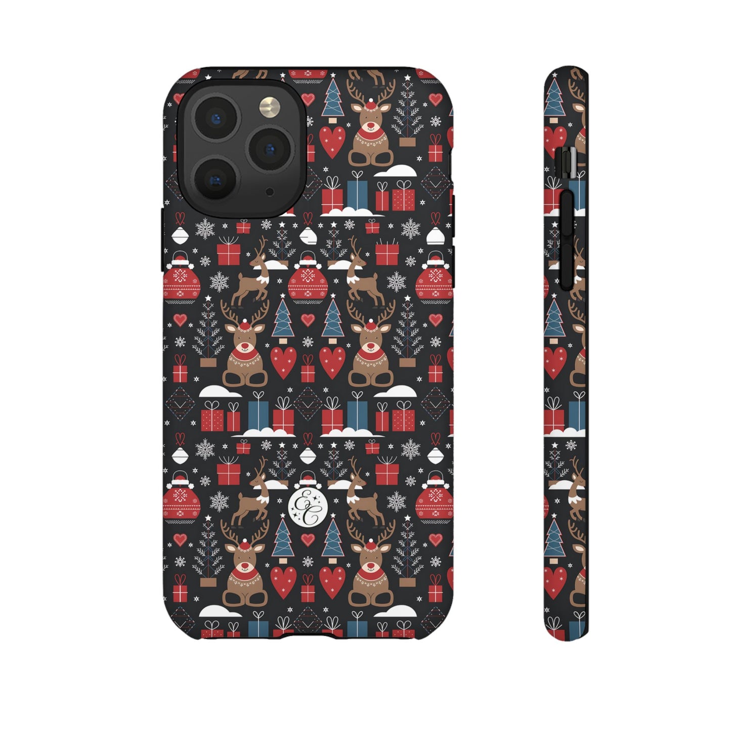 Christmas Holiday Pattern Tough Phone Case