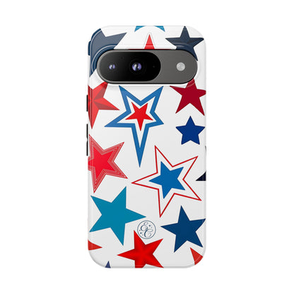 Patriotic Star Pattern Tough Phone Case