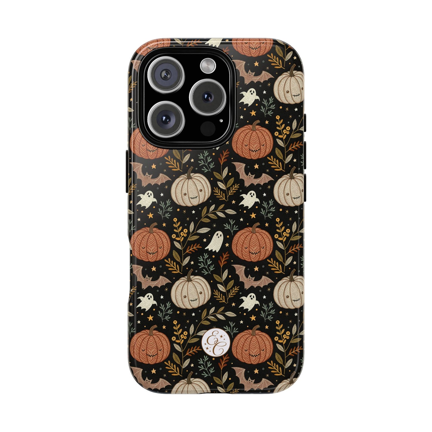 Spooky Halloween Boho Pattern Tough Phone Case