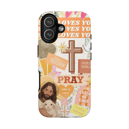 Christian Collage Tough Phone Case