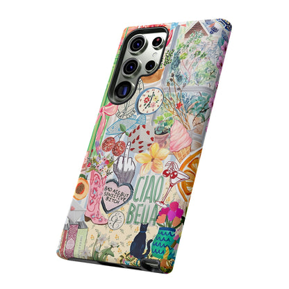 Coquette Art Collage Tough Phone Case
