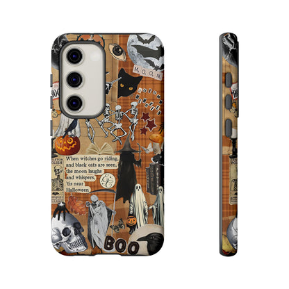 Halloween Spooky Collage Tough Phone Case