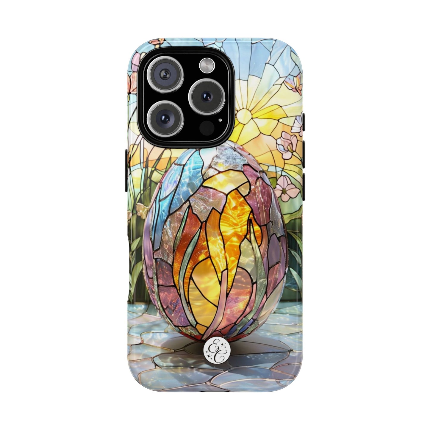 Easter Egg Stained Glass Tough Phone Case