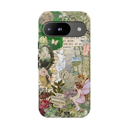 Vintage Botanical Collage Tough Phone Case