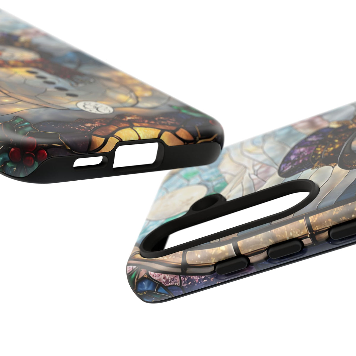 Snowman Stained Glass Phone Case