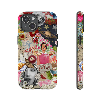 Retro Aesthetic Collage Art Tough Phone Case