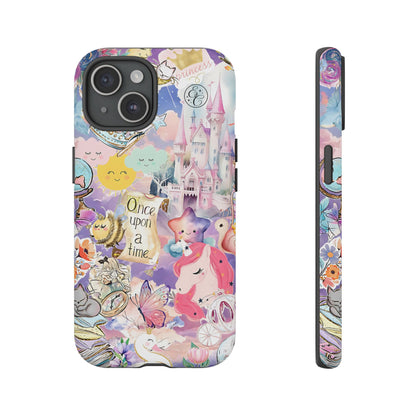 Whimsical Fairytale Collage Tough Phone Case