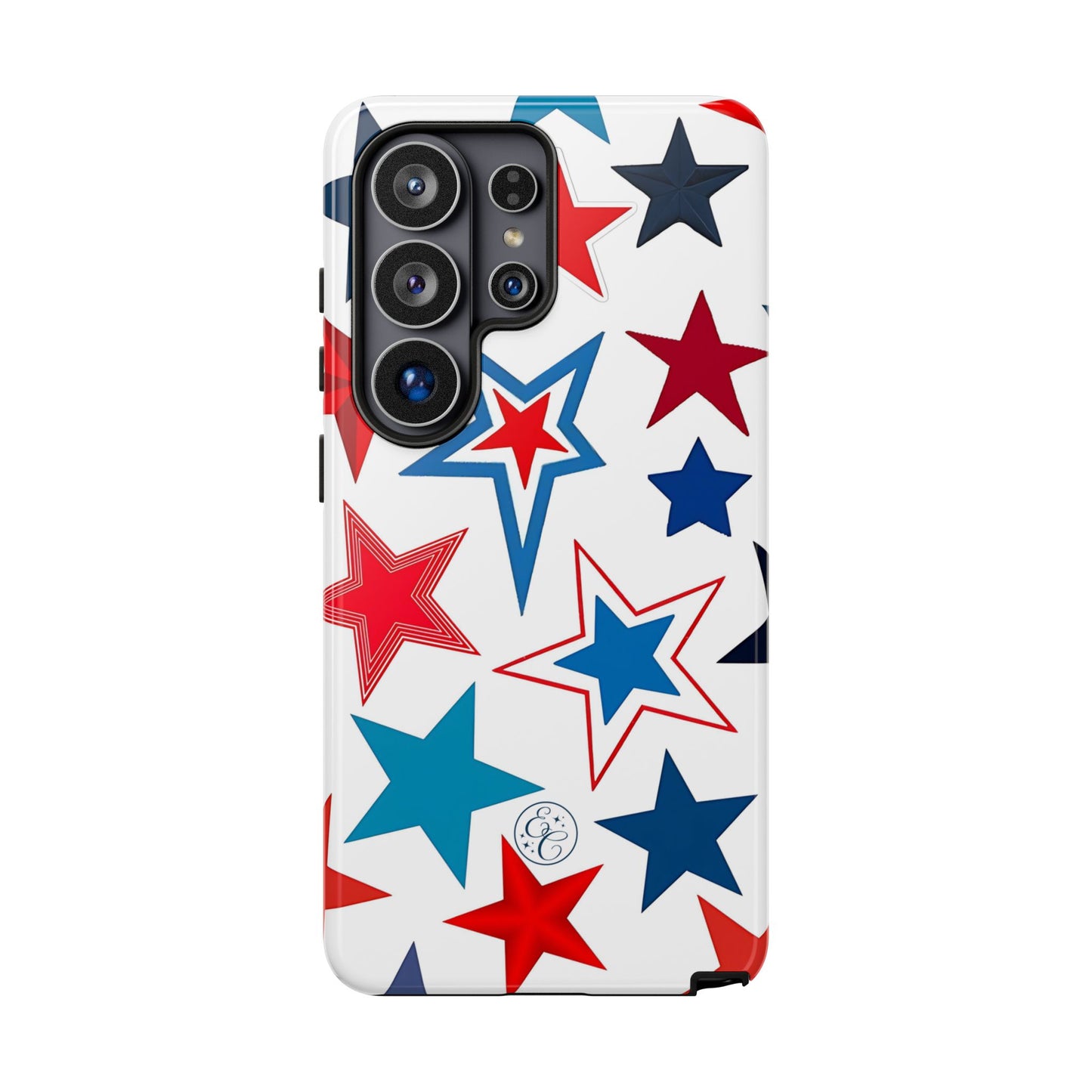 Patriotic Star Pattern Tough Phone Case