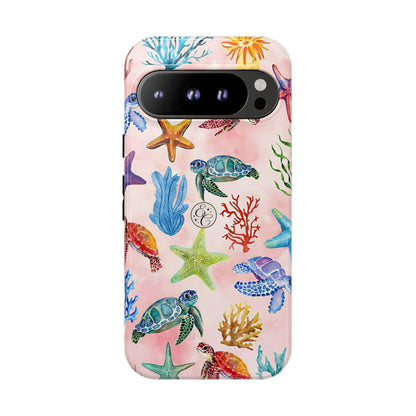 Colorful Marine Life Tough Phone Case