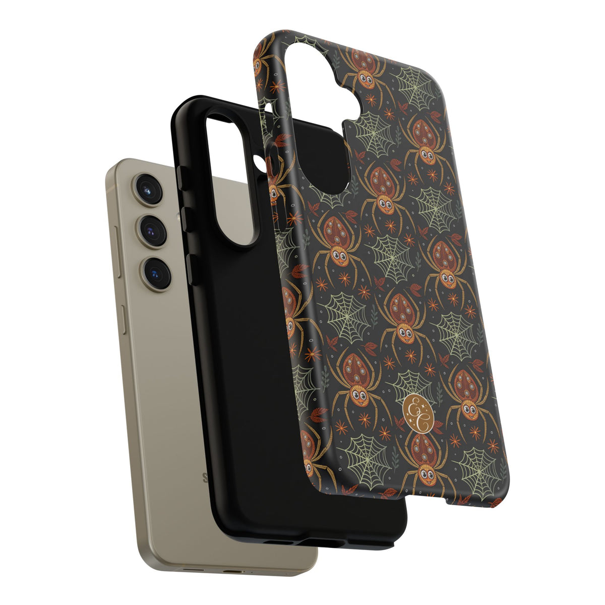 Enchanted Spider Pattern Halloween Phone Case