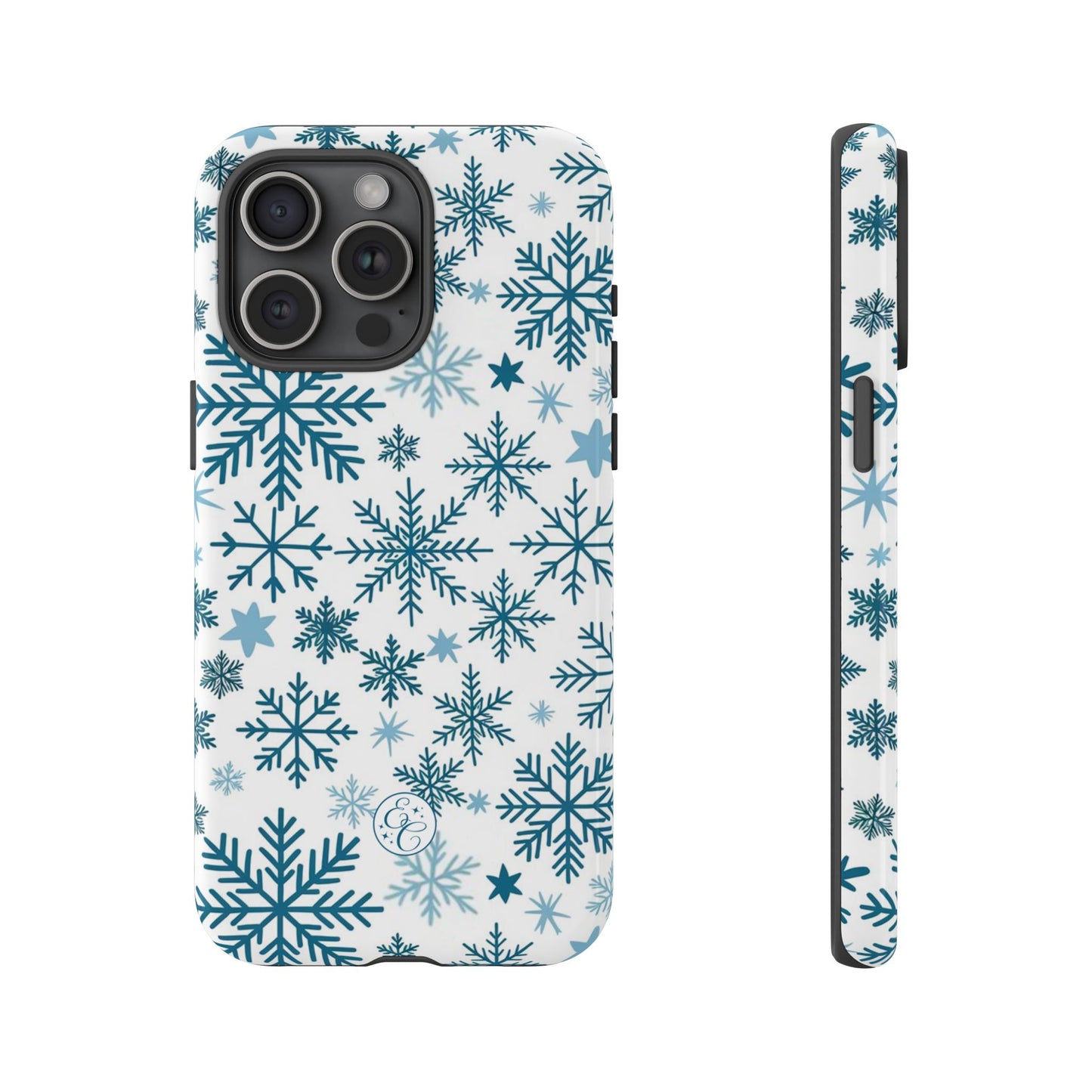 Winter Snowflakes Pattern Tough Phone Case