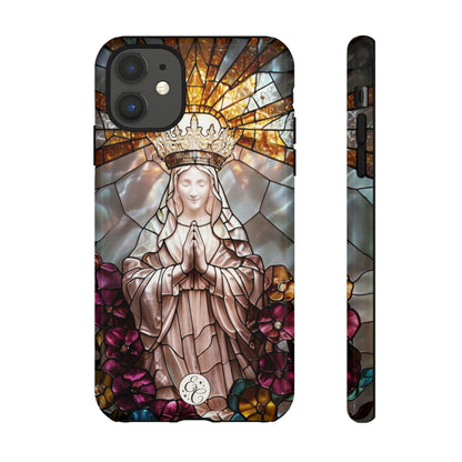 Virgin Mary Stained Glass Tough Phone Case