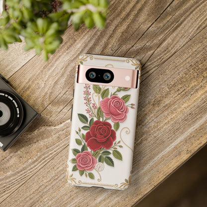 Elegant Rose Garden Tough Phone Case