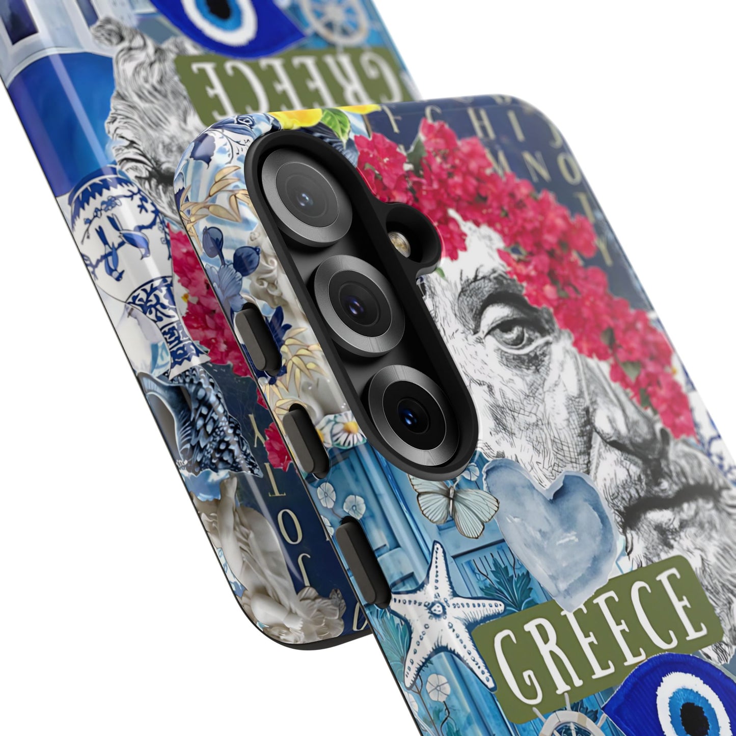 Greek Summer Collage Tough Phone Case