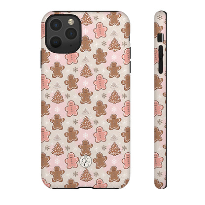 Gingerbread Men & Xmas Tree Pattern Tough Phone Case