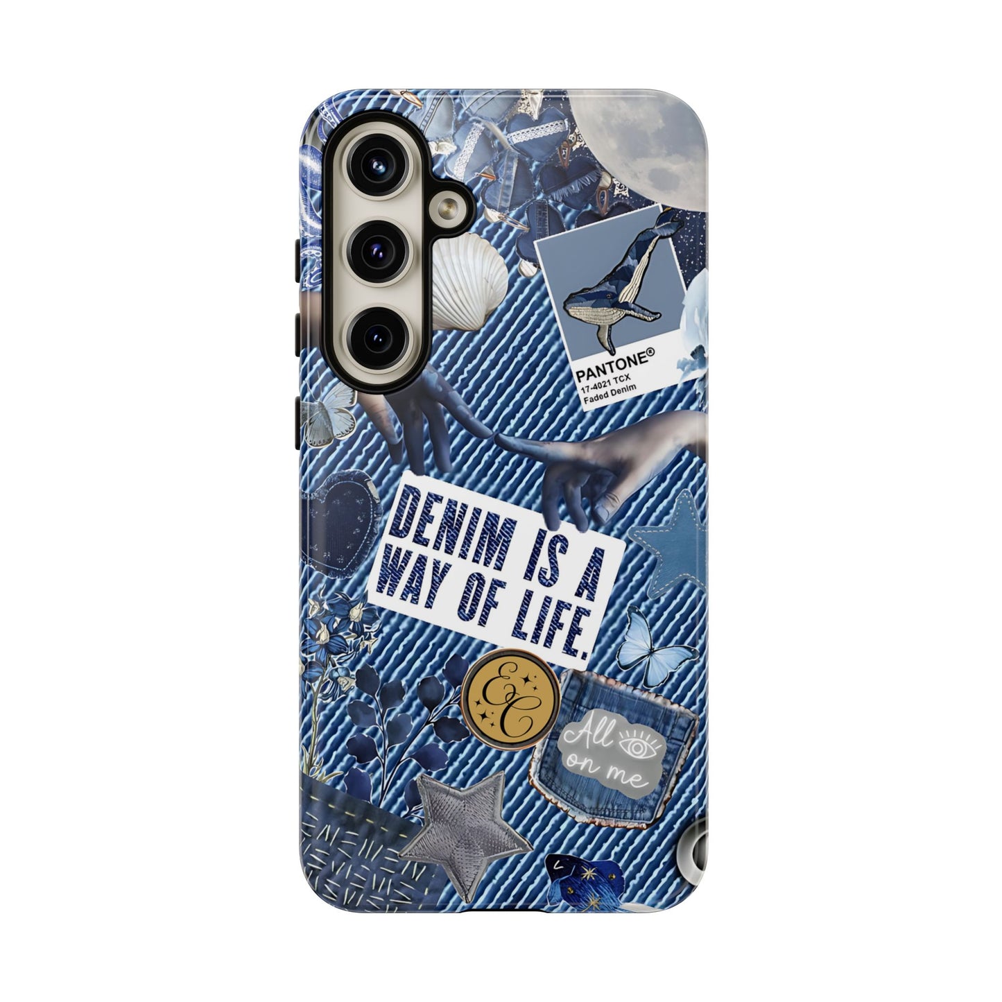 Denim Texture Tough Phone Case