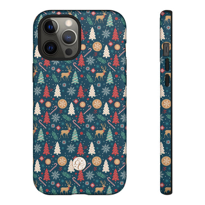 Christmas Pattern Tough Phone Case