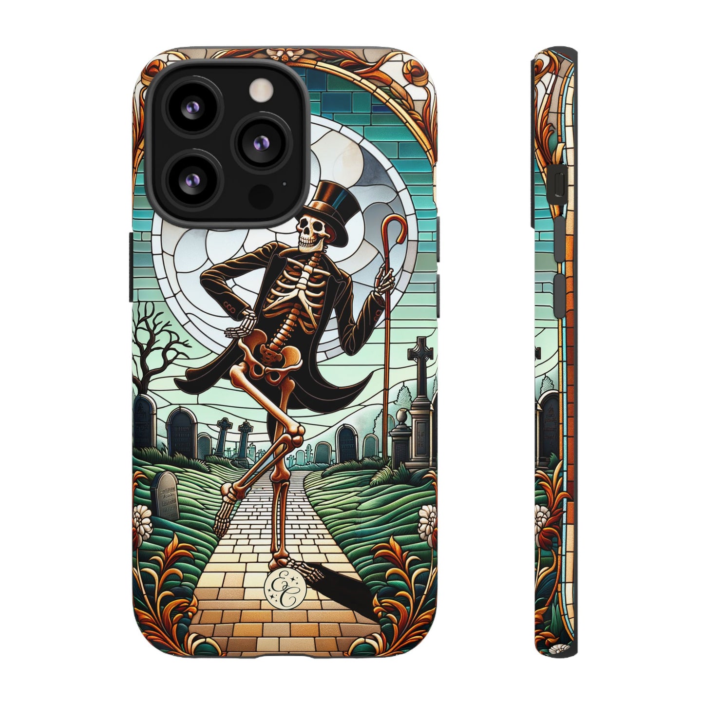 Dancing Skeleton Tough Phone Case