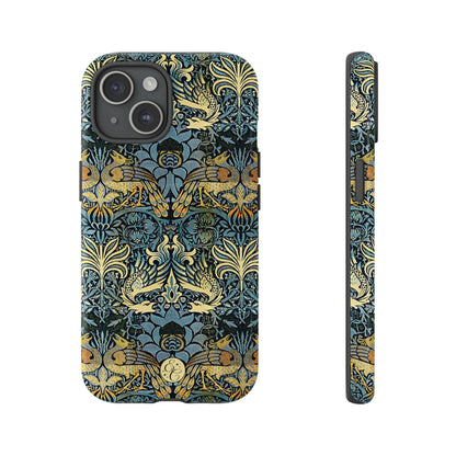 William Morris Peacock and Dragon Tough Phone Case