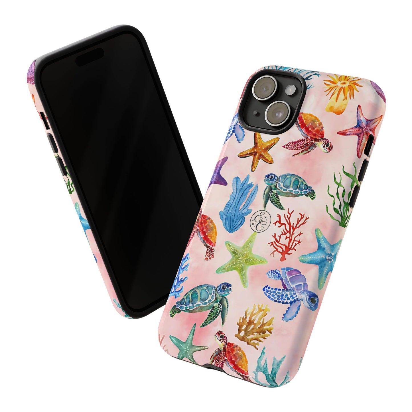 Colorful Marine Life Tough Phone Case