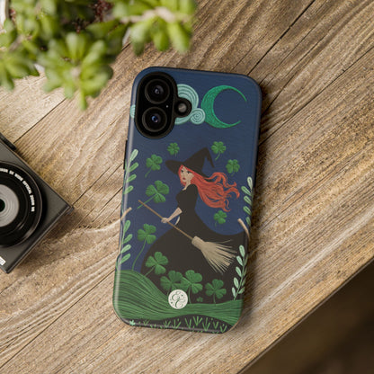 Irish Witch’s Moonlit Stroll Tough Phone Case