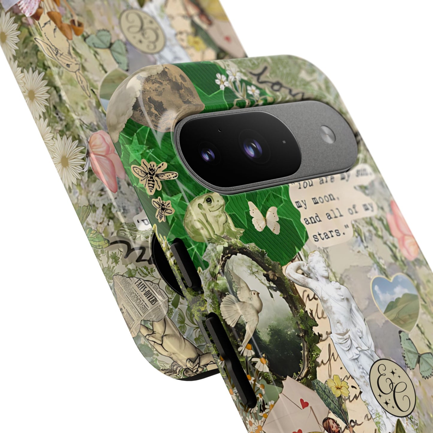 Vintage Botanical Collage Tough Phone Case