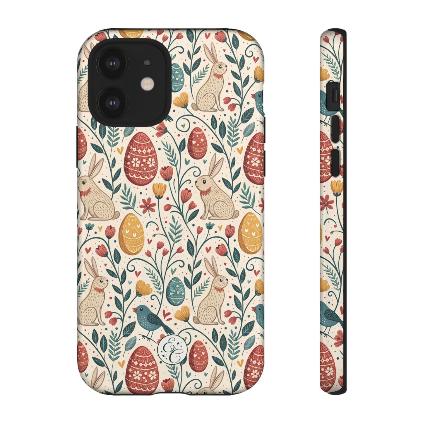 Vintage Easter Pattern Tough Phone Case