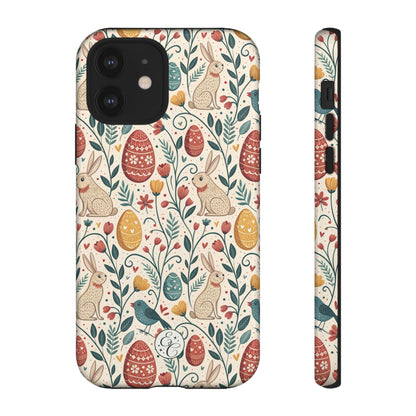Vintage Easter Pattern Tough Phone Case