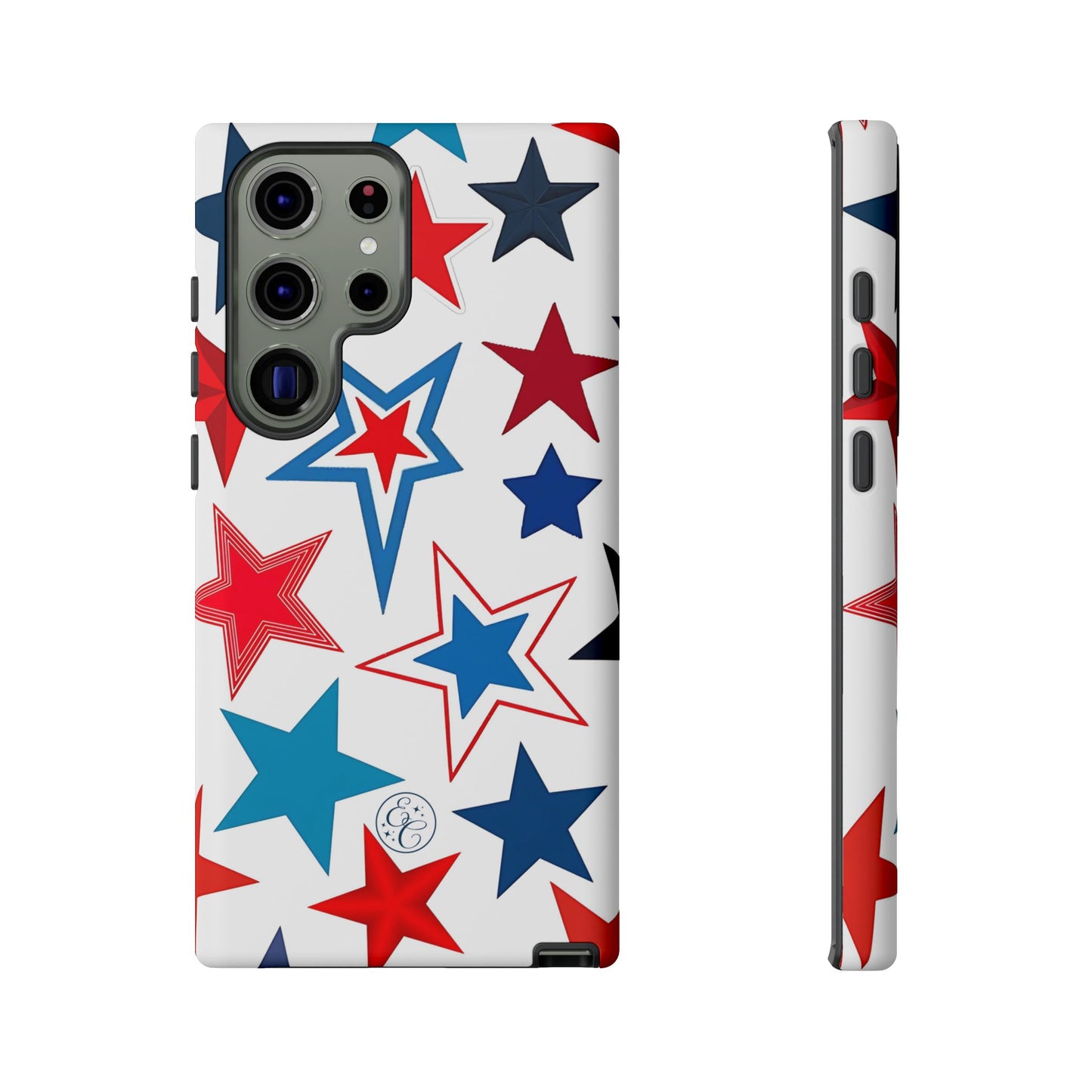 Patriotic Star Pattern Tough Phone Case