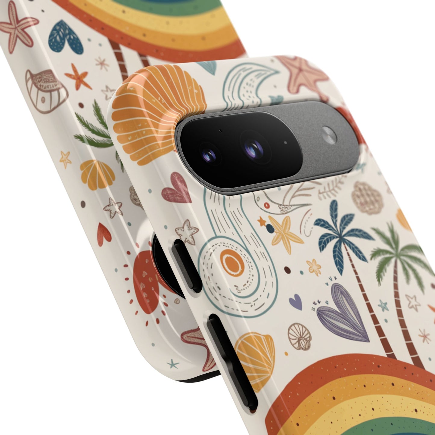 Rainbow Pride Boho Beach Tough Phone Case