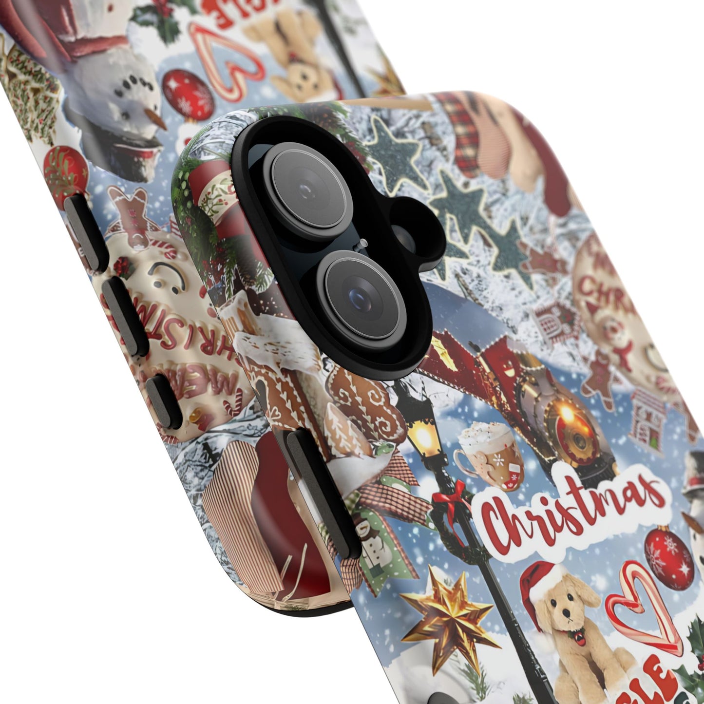 Christmas Holiday Collage Tough Phone Case