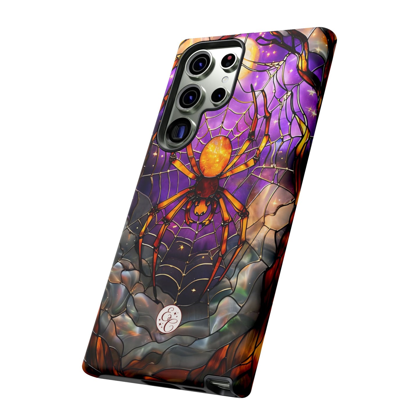 Stained Glass Spider Tough Phone Case