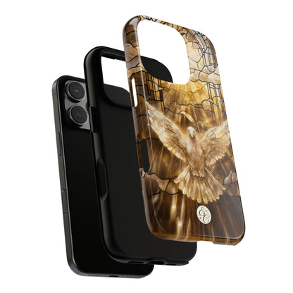 Holy Spirit Stained Glass Tough Phone Case