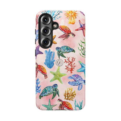 Colorful Marine Life Tough Phone Case