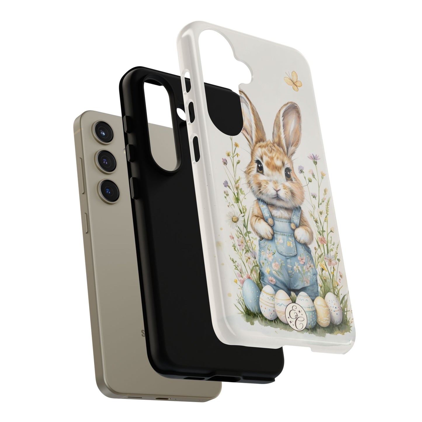 Bunny with Easter Eggs Tough Phone Case