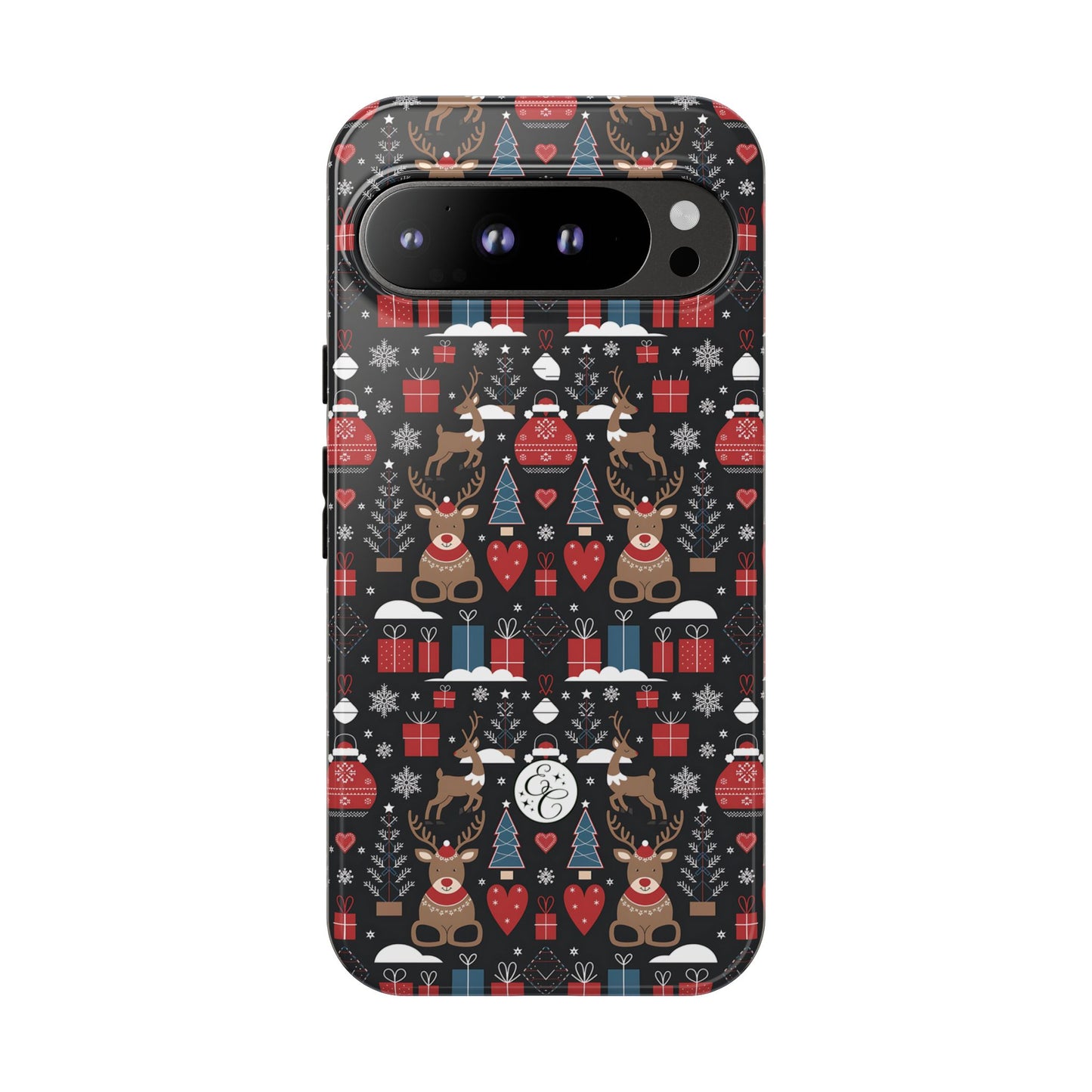 Christmas Holiday Pattern Tough Phone Case