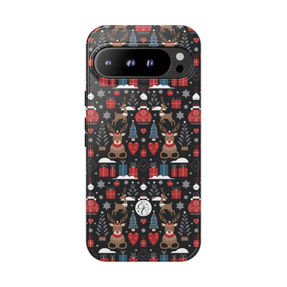 Christmas Holiday Pattern Tough Phone Case