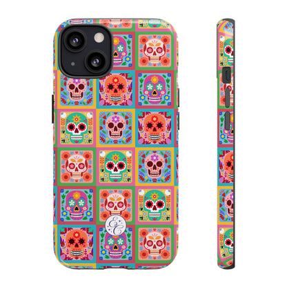 Colorful Sugar Skull Halloween Phone Case