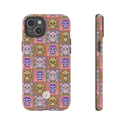 Sugar Skull Pattern Tough Phone Case