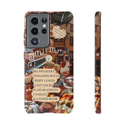 Autumn Aesthetic Collage Tough Phone Case