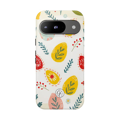 Colorful Easter Egg Pattern Tough Phone Case