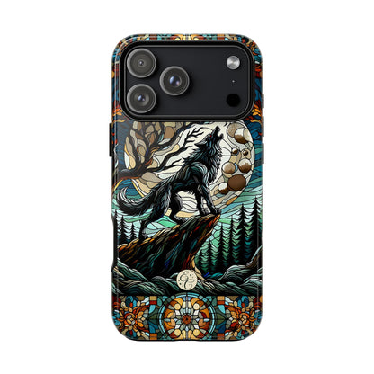Howling Wolf Tough Phone Case