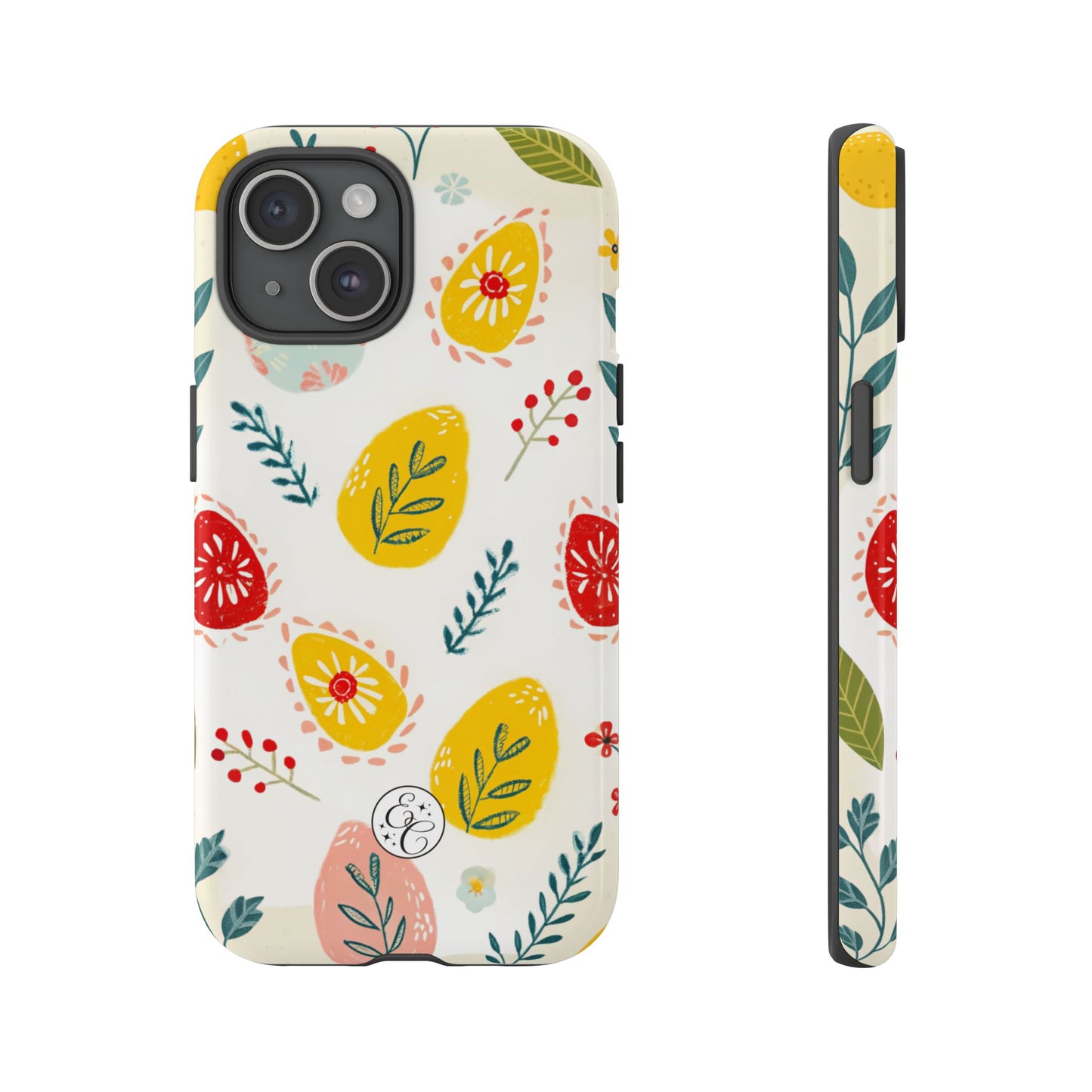 Colorful Easter Egg Pattern Tough Phone Case