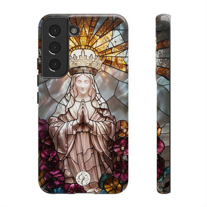 Virgin Mary Stained Glass Tough Phone Case