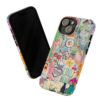 Coquette Art Collage Tough Phone Case