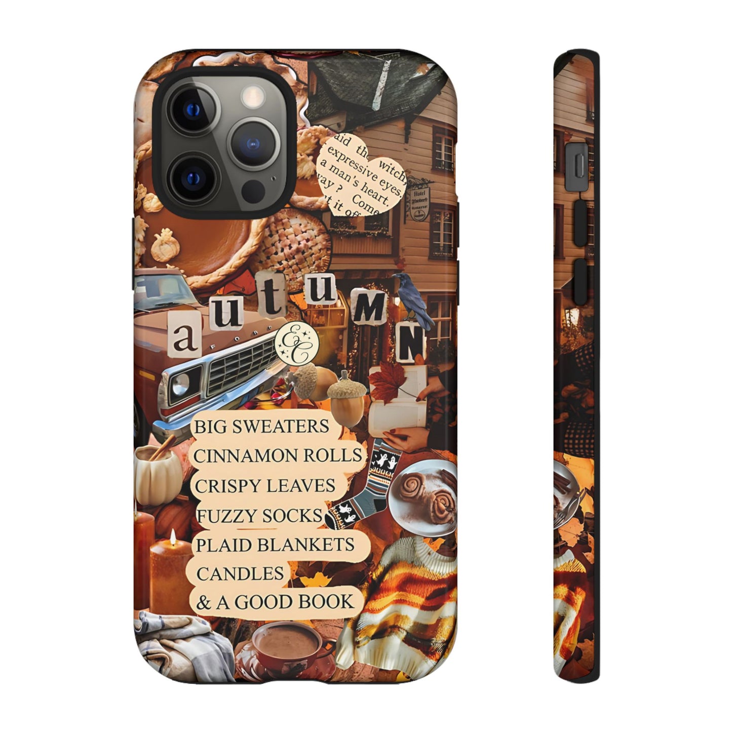 Autumn Aesthetic Collage Tough Phone Case