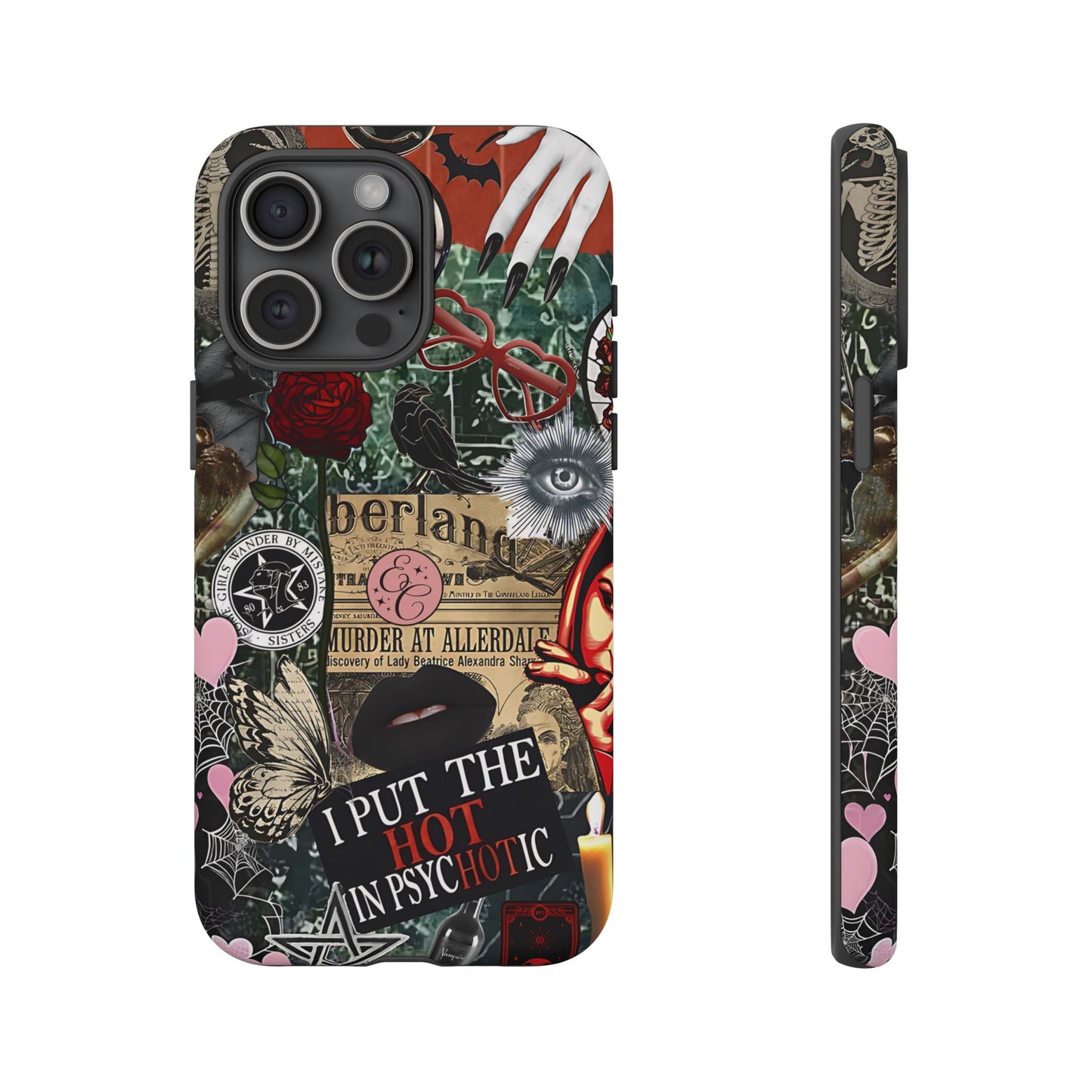 Gothic Collage Tough Phone Case